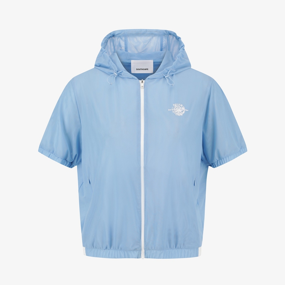 Performance Mesh Short-Sleeve Hood Jacket_BL