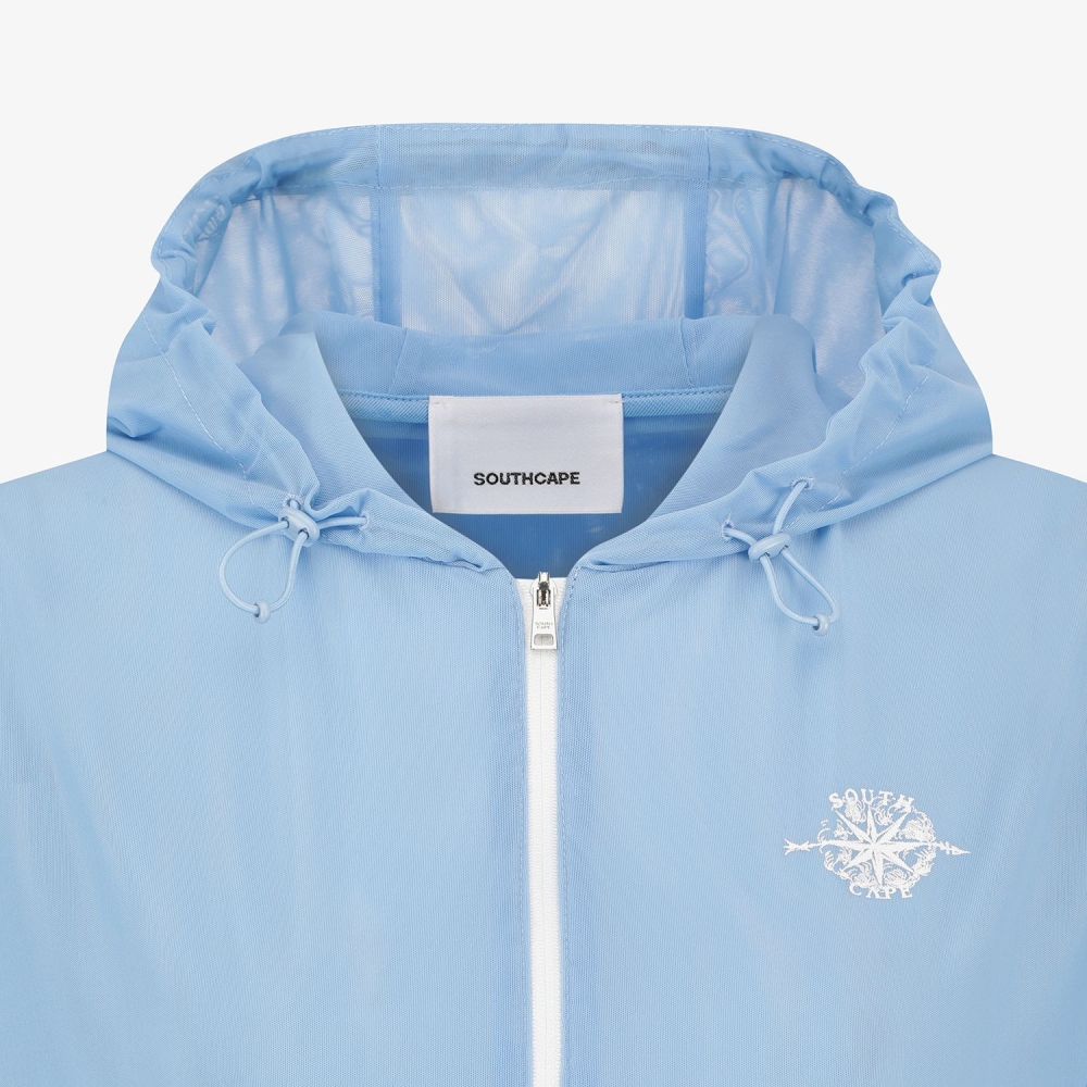 Performance Mesh Short-Sleeve Hood Jacket_BL