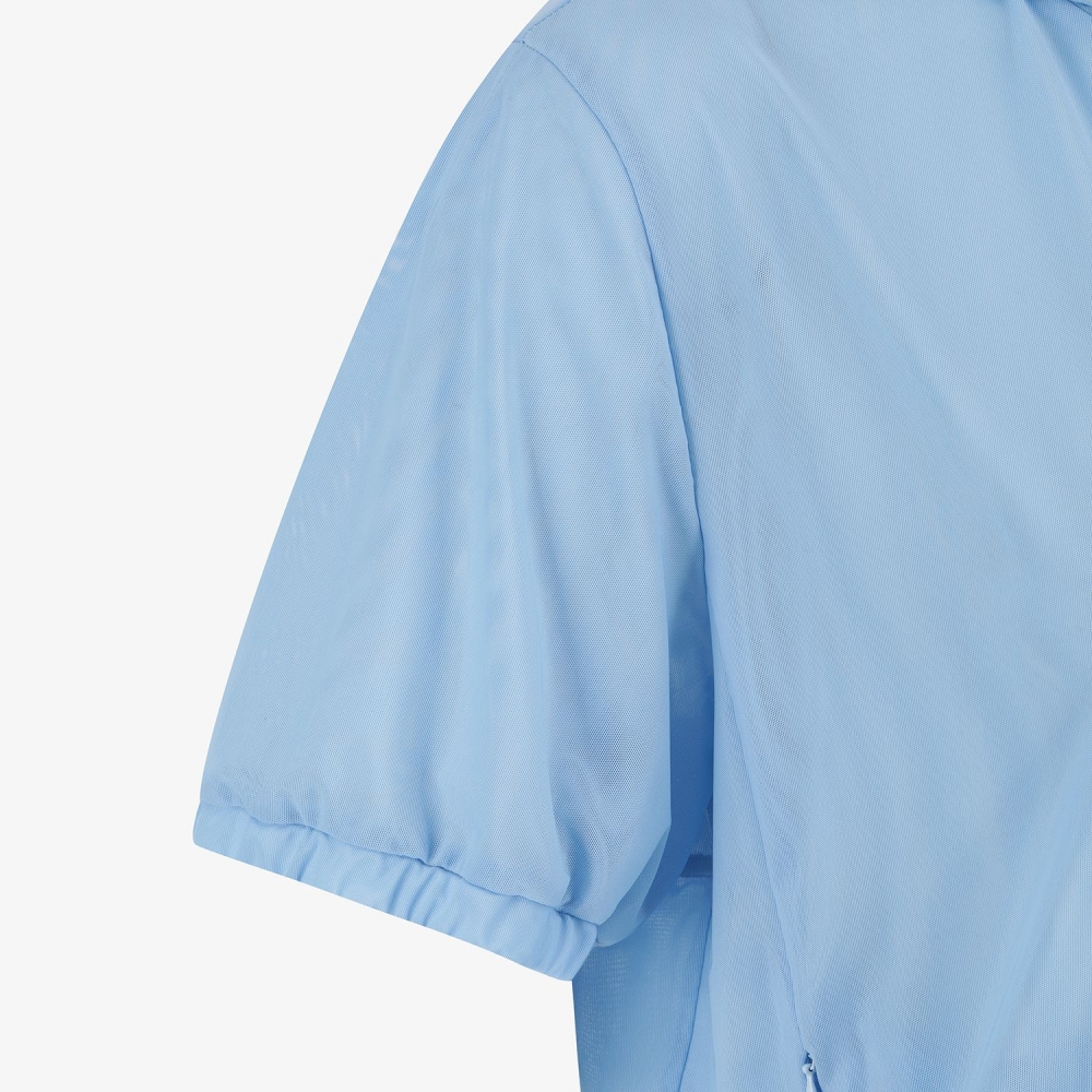 Performance Mesh Short-Sleeve Hood Jacket_BL