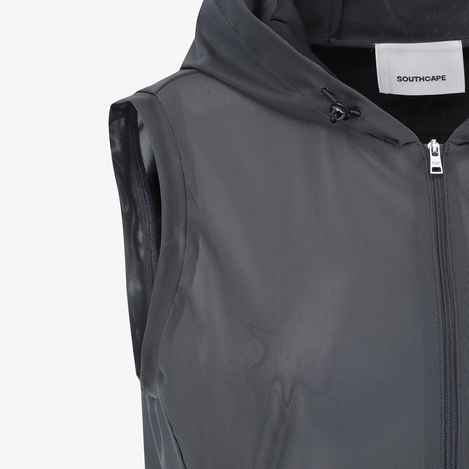 Performance Mesh Hooded Vest_GY