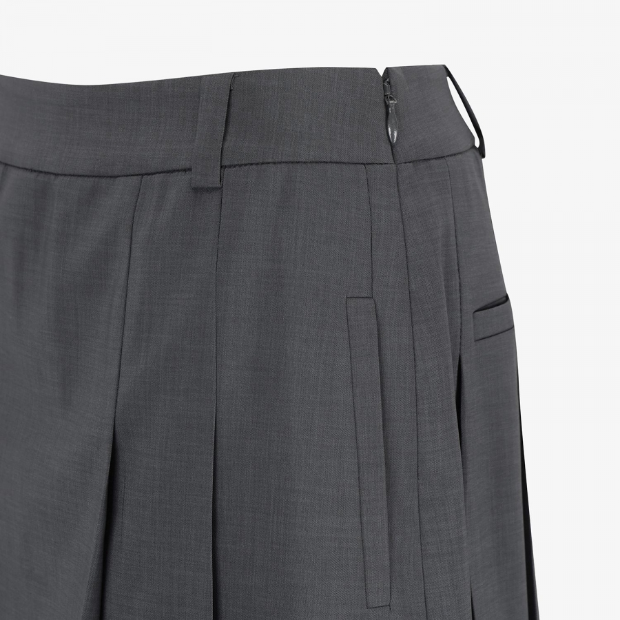 Pleated Hybrid Culotte Pants_DG