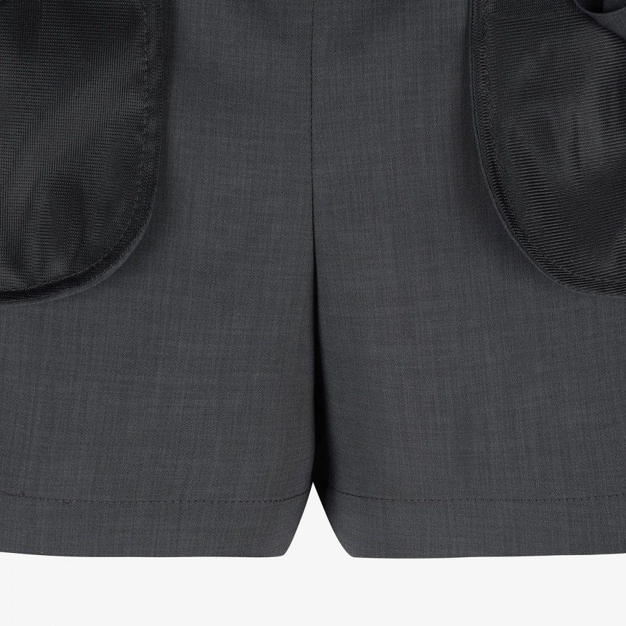Pleated Hybrid Culotte Pants_DG