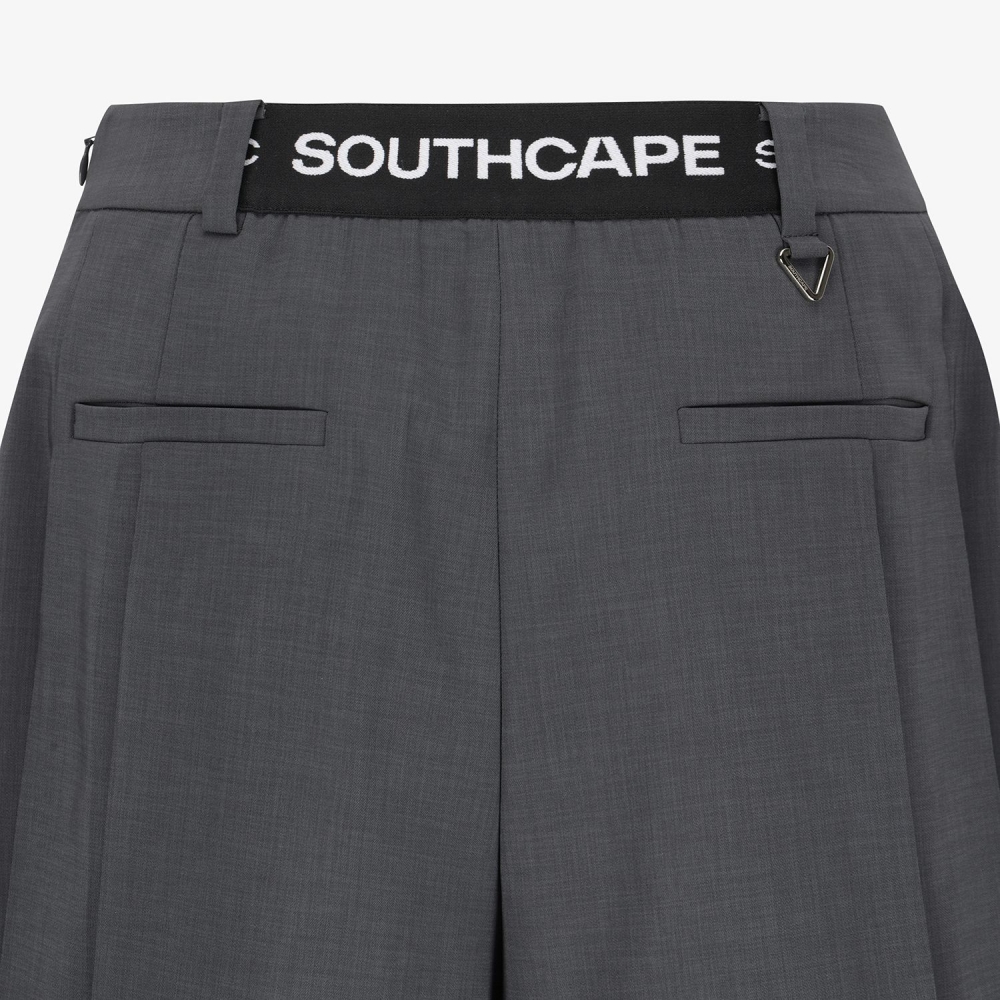 Pleated Hybrid Culotte Pants_DG