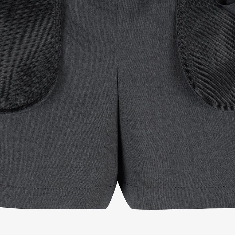 Pleated Hybrid Culotte Pants_DG