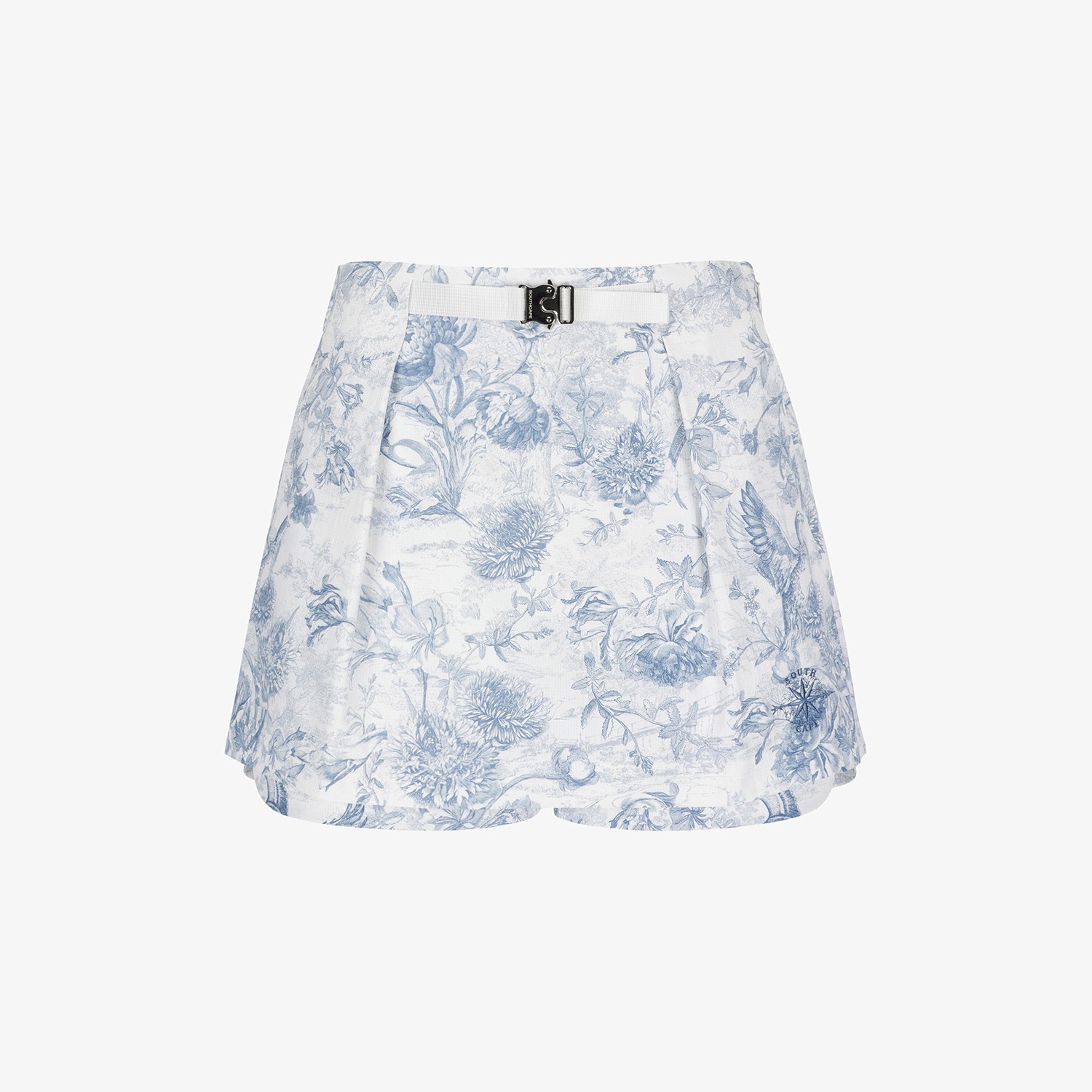 Blossom Pattern Logo Belt Skirt Pants_NA