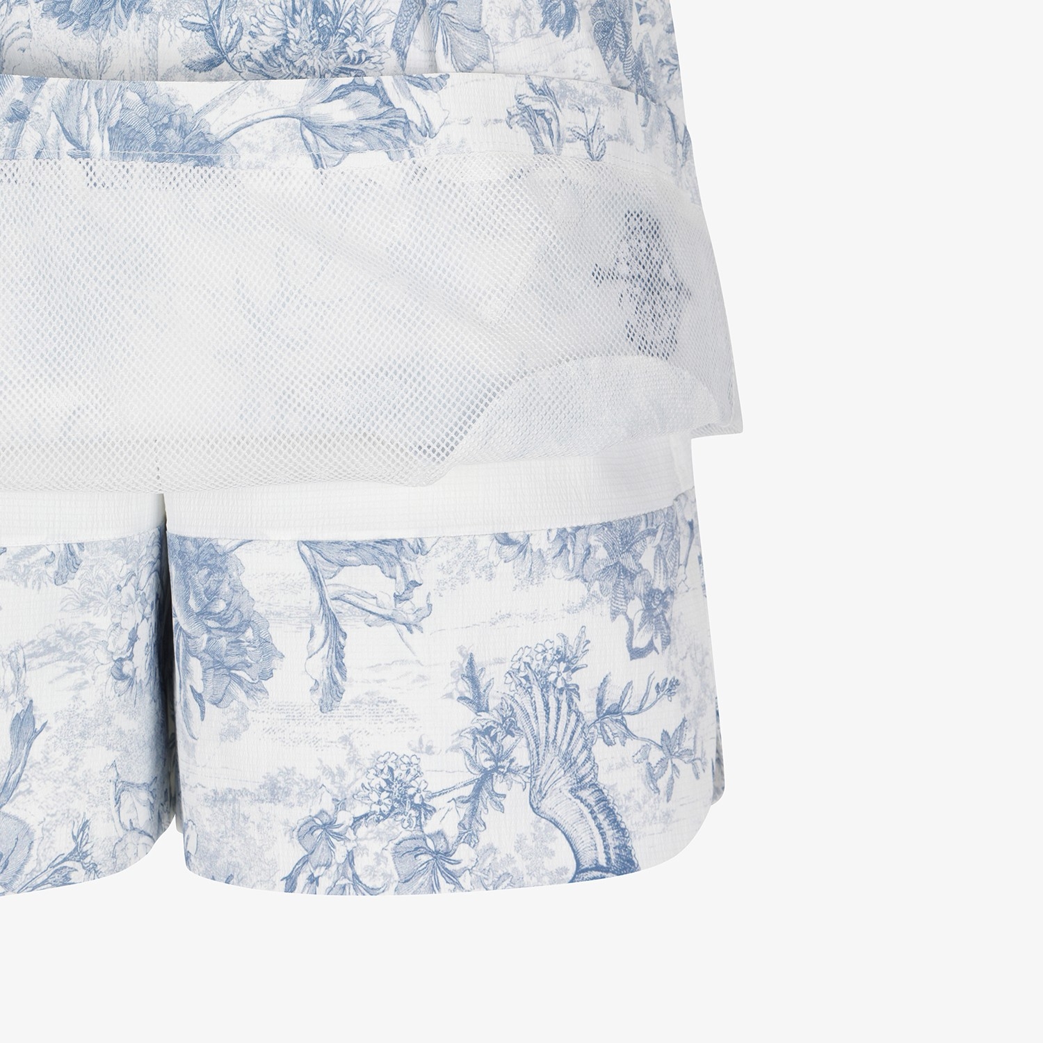 Blossom Pattern Logo Belt Skirt Pants_NA