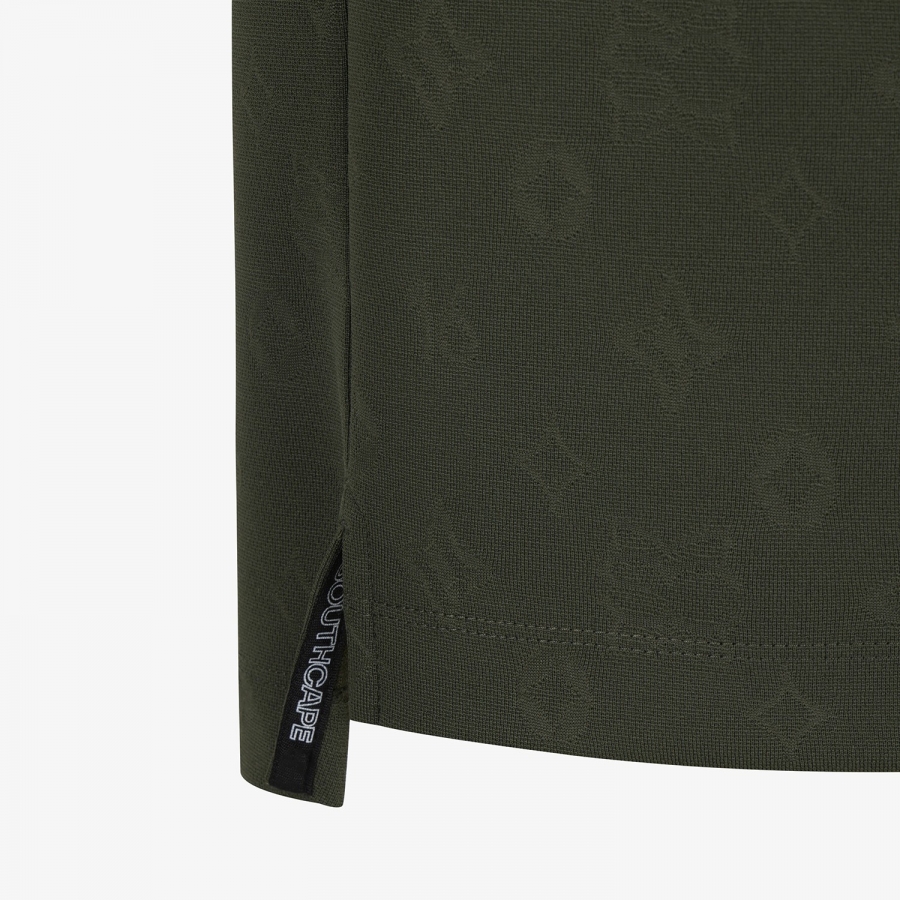 Southcross Jacquard Pattern Polo T-Shirt_KH