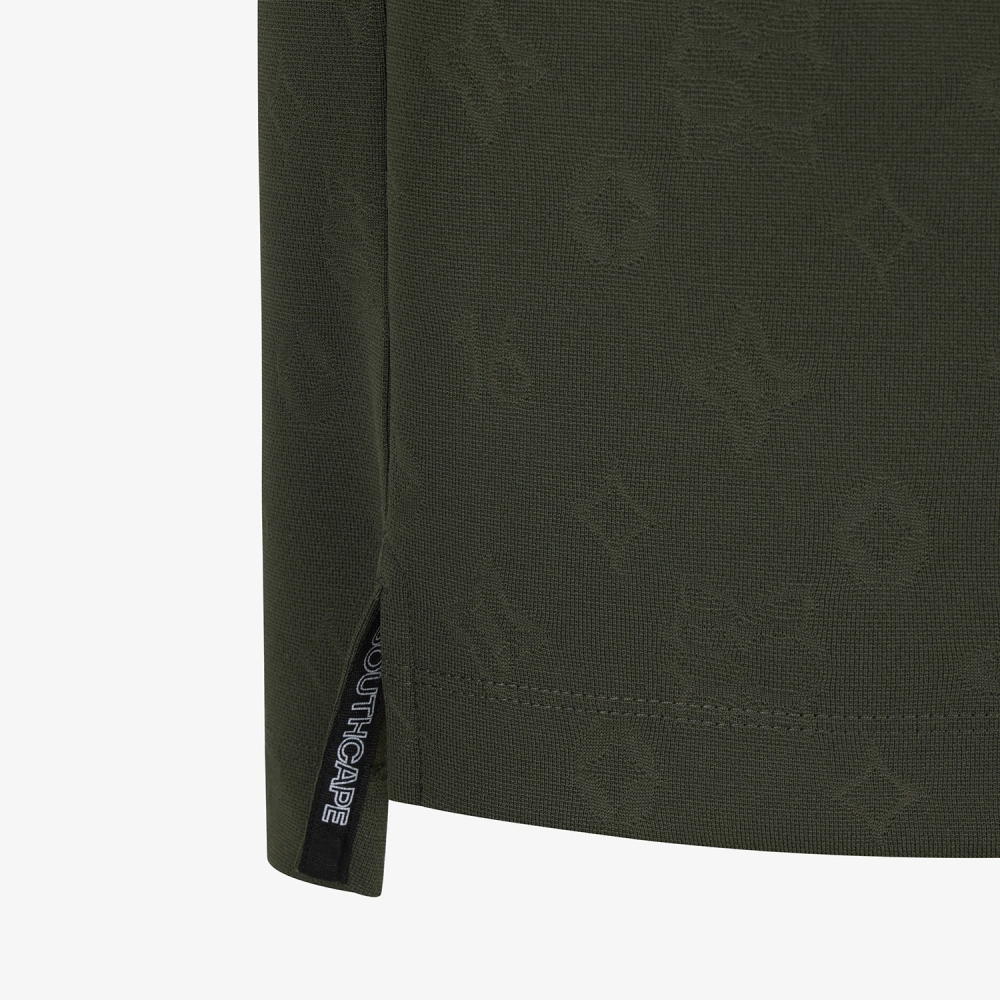 Southcross Jacquard Pattern Polo T-Shirt_KH