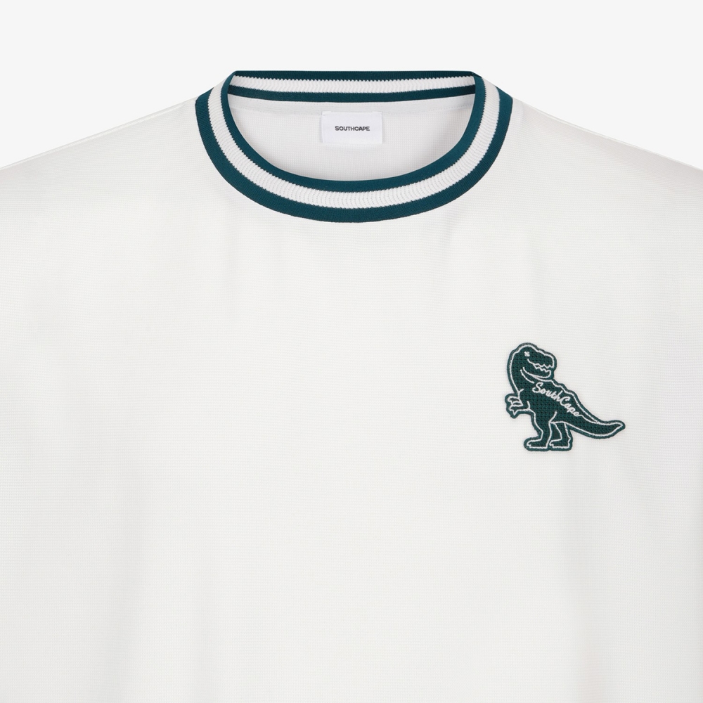 Birdy Contrast Trim Short-Sleeve T-Shirt_WT