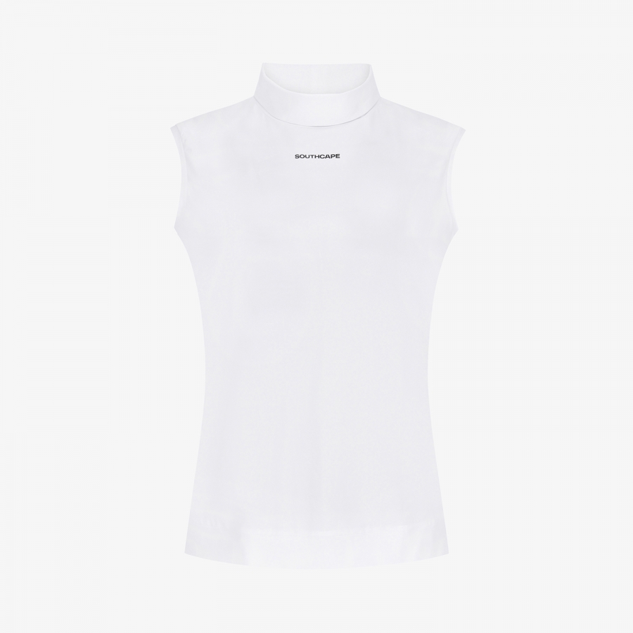 High-Neck Sleeveless Base Layer_WT