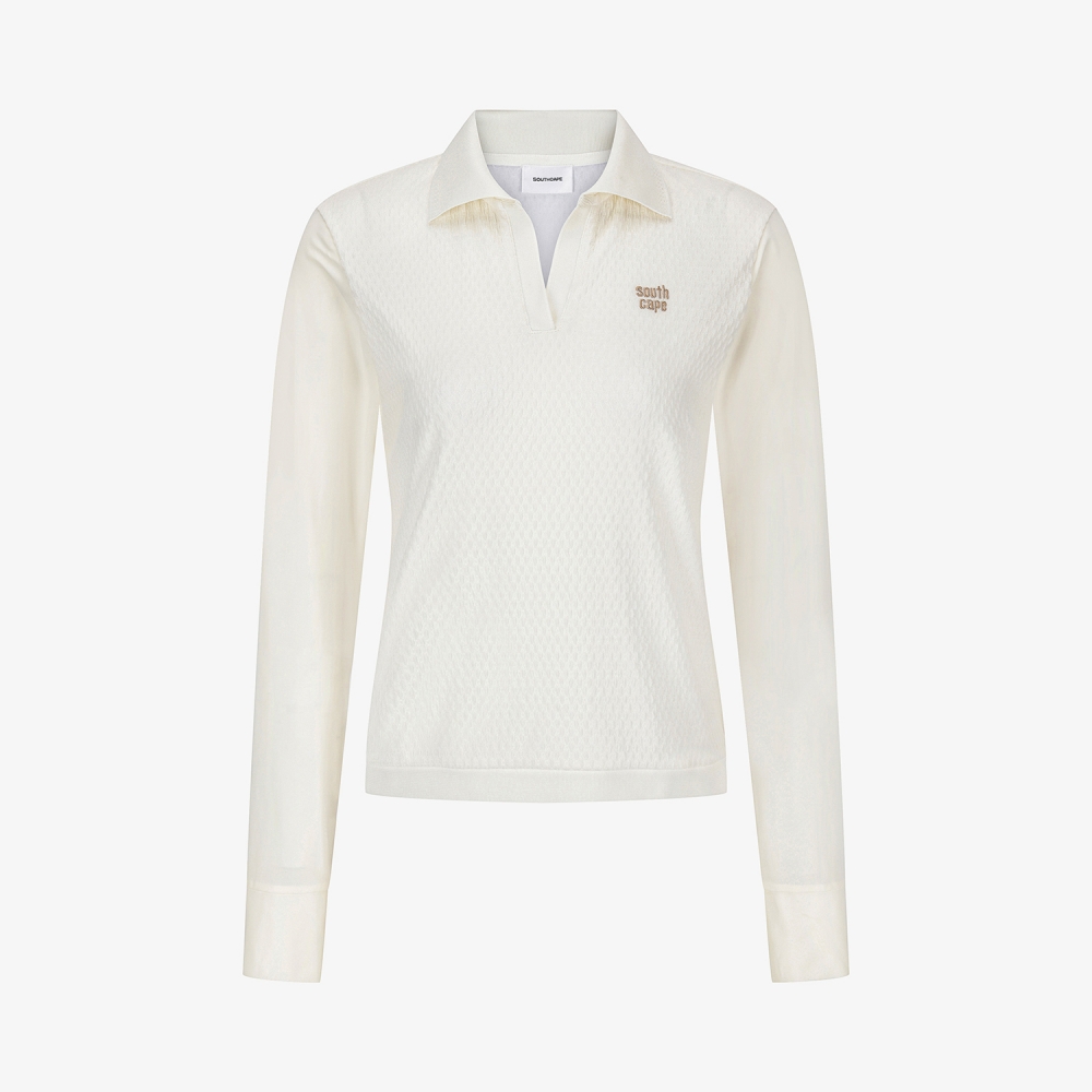 Hybrid Open Collar T-Shirt_IV