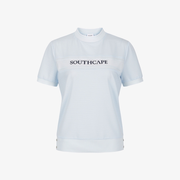 Textured Logo Band Short-Sleeve T-Shirt_SK