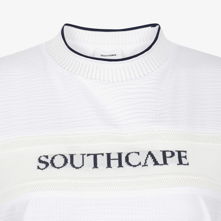Textured Logo Band Short-Sleeve T-Shirt_WT