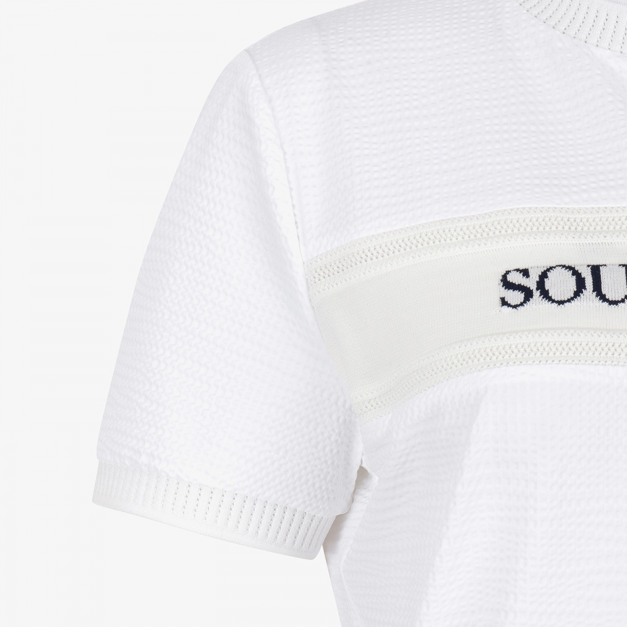 Textured Logo Band Short-Sleeve T-Shirt_WT