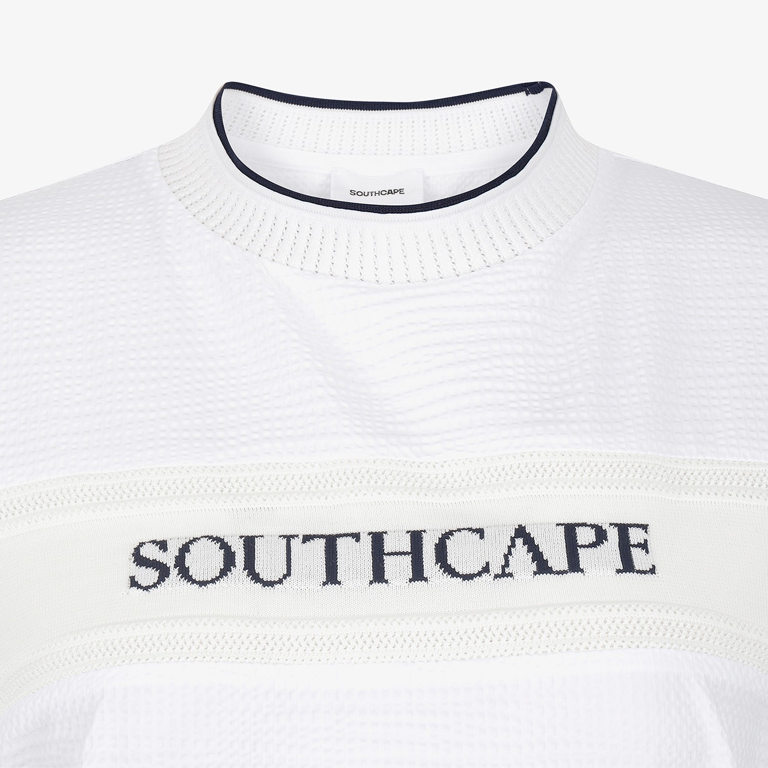 Textured Logo Band Short-Sleeve T-Shirt_WT