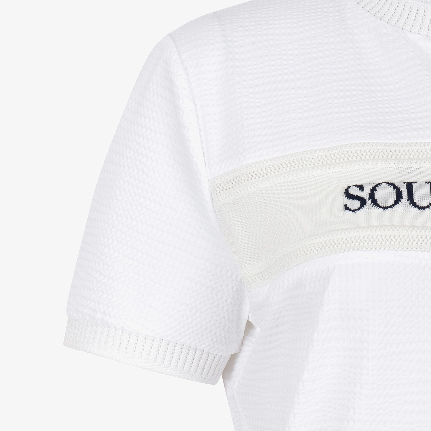 Textured Logo Band Short-Sleeve T-Shirt_WT