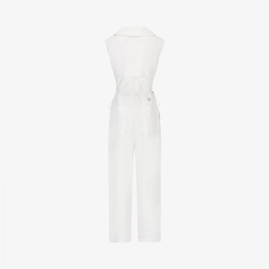 Southcross Sailor Collar Woven Jumpsuit_WT