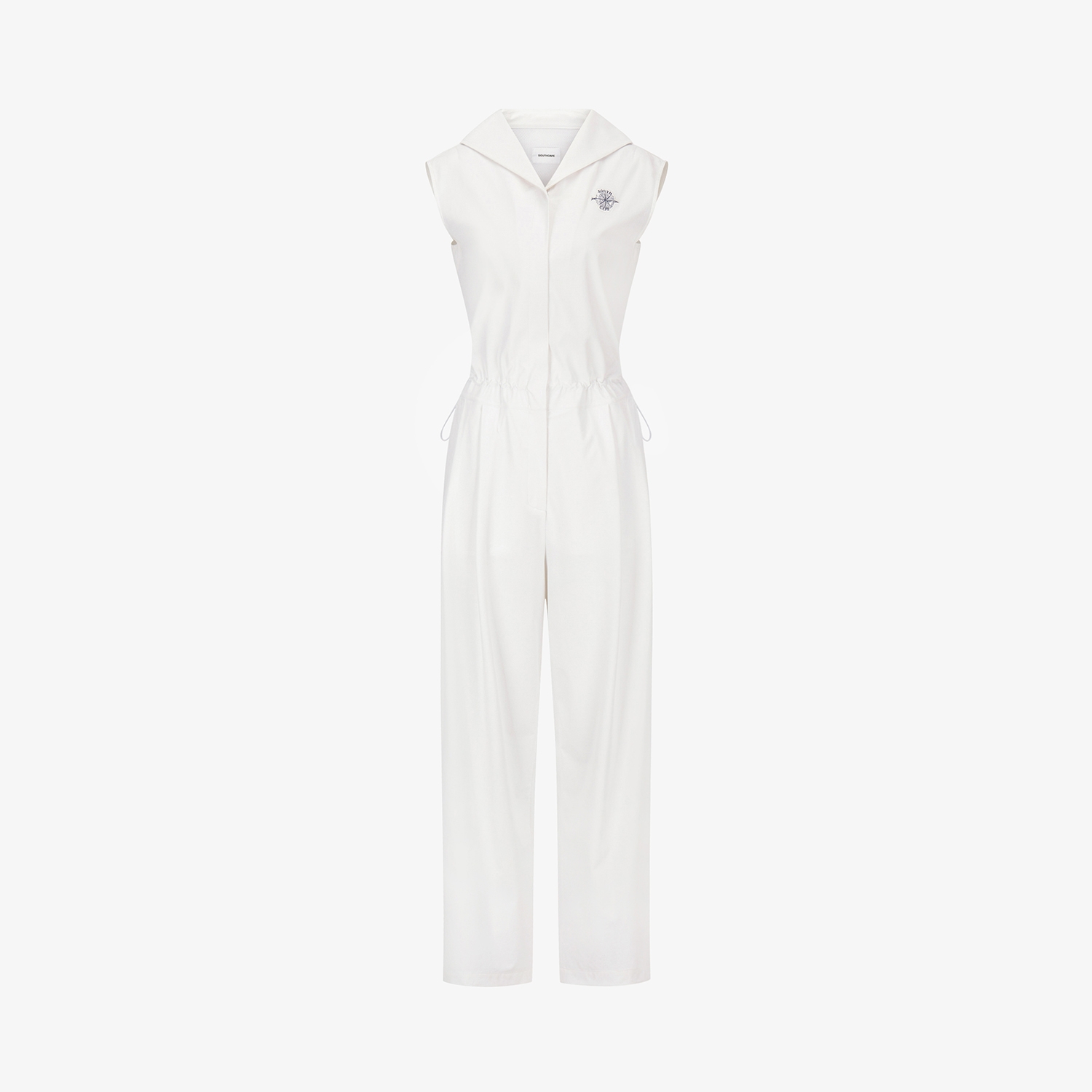 Southcross Sailor Collar Woven Jumpsuit_WT
