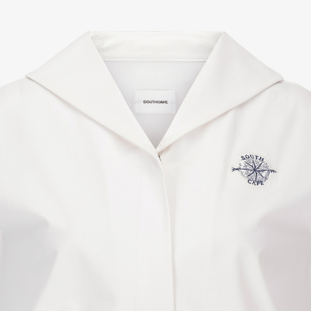 Southcross Sailor Collar Woven Jumpsuit_WT