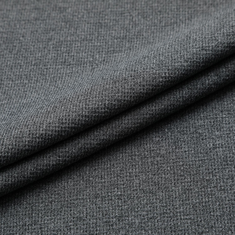 Waffle Knit Contrast Collar Polo T-Shirt_MG