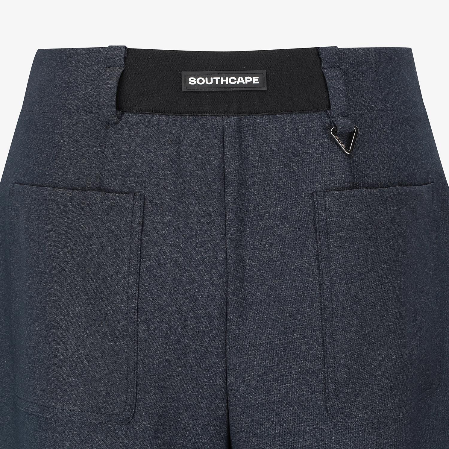 Denim-Like Belted Bermuda Shorts_NA