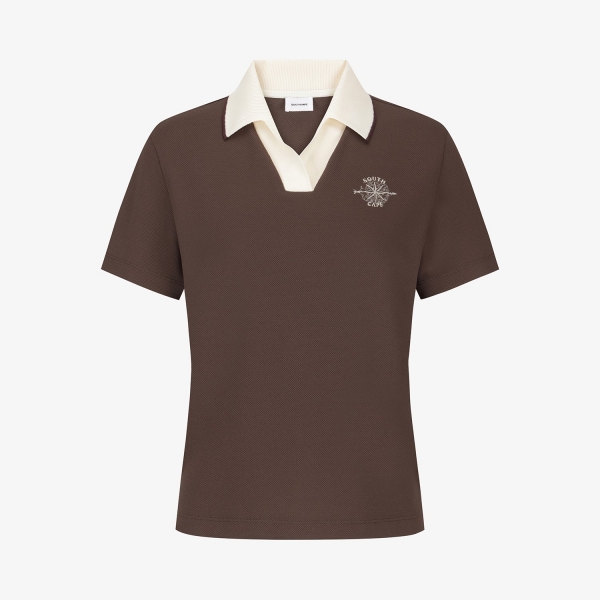 Southcross Mesh Open-Collar T-Shirt_BR