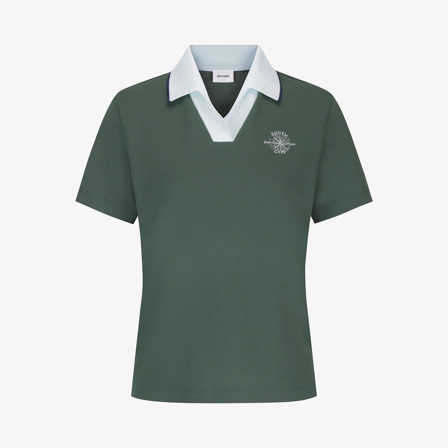 Southcross Mesh Open-Collar T-Shirt_DK