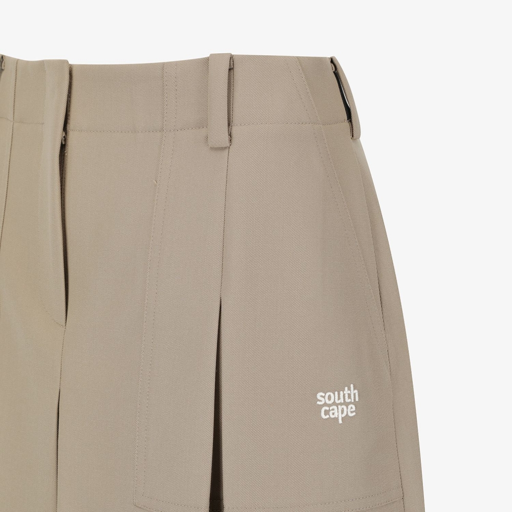 Southcape Women\'s Pleated Culotte Skirt_BE