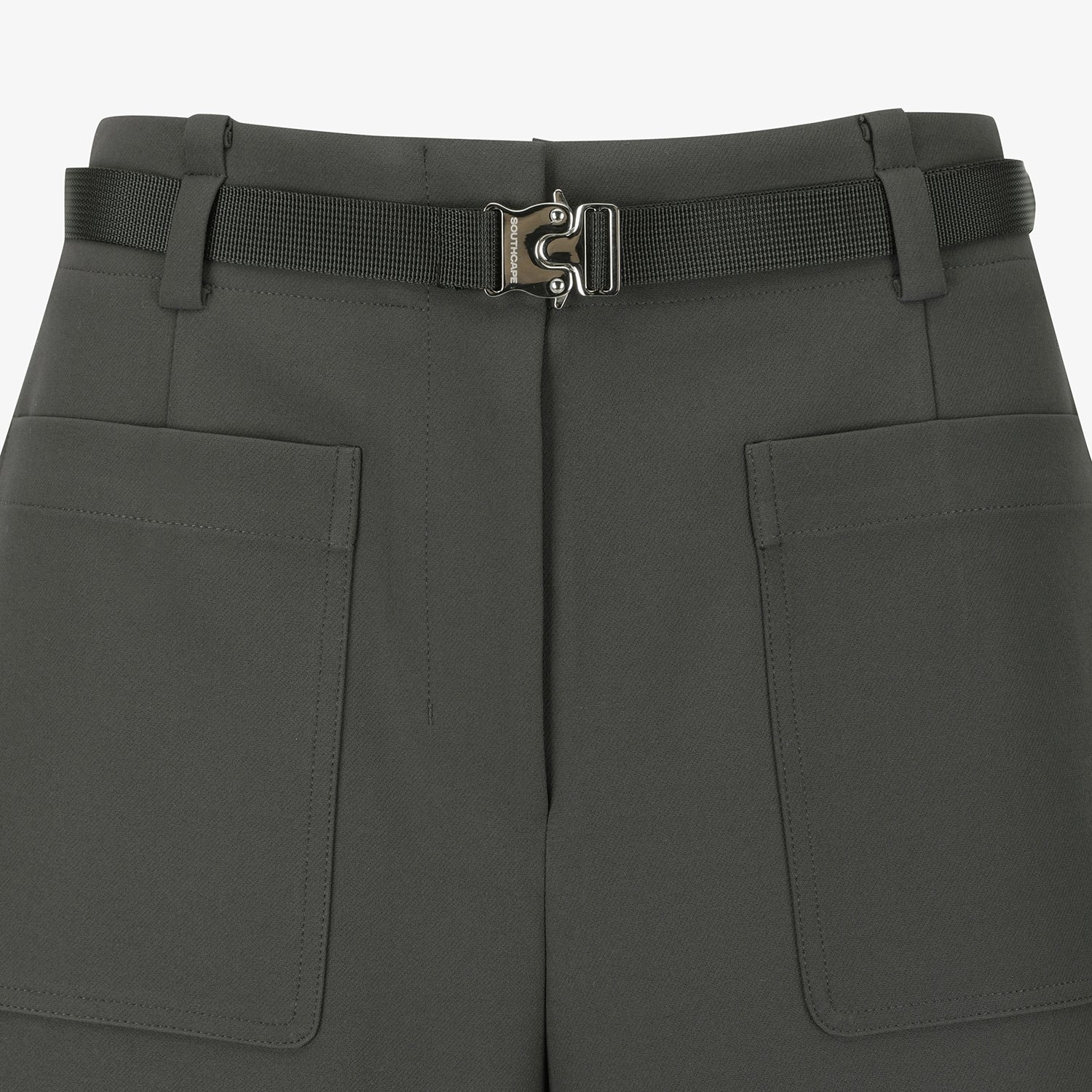 Twill Belted Bermuda Shorts_DW