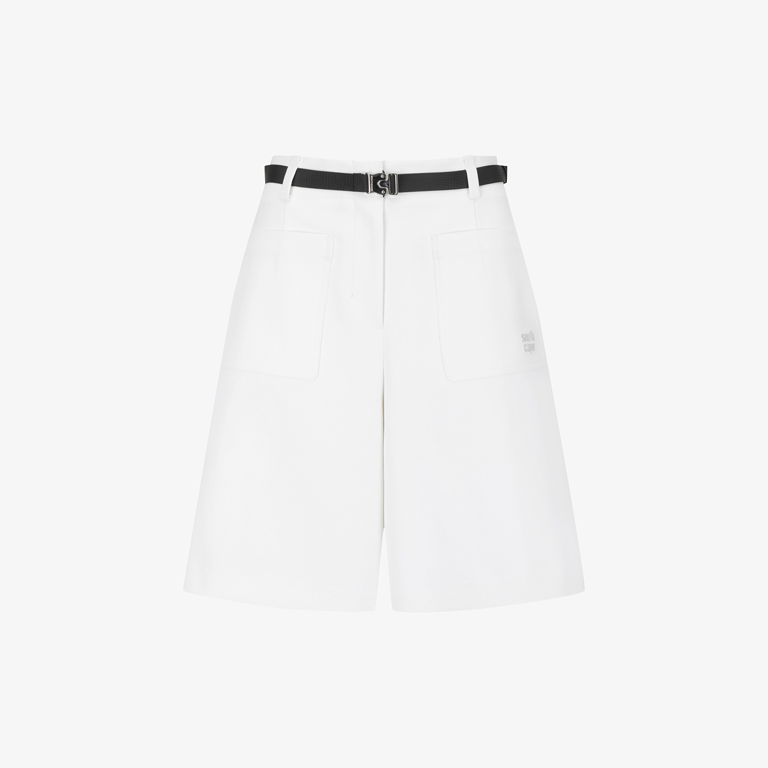 Twill Belted Bermuda Shorts_WT