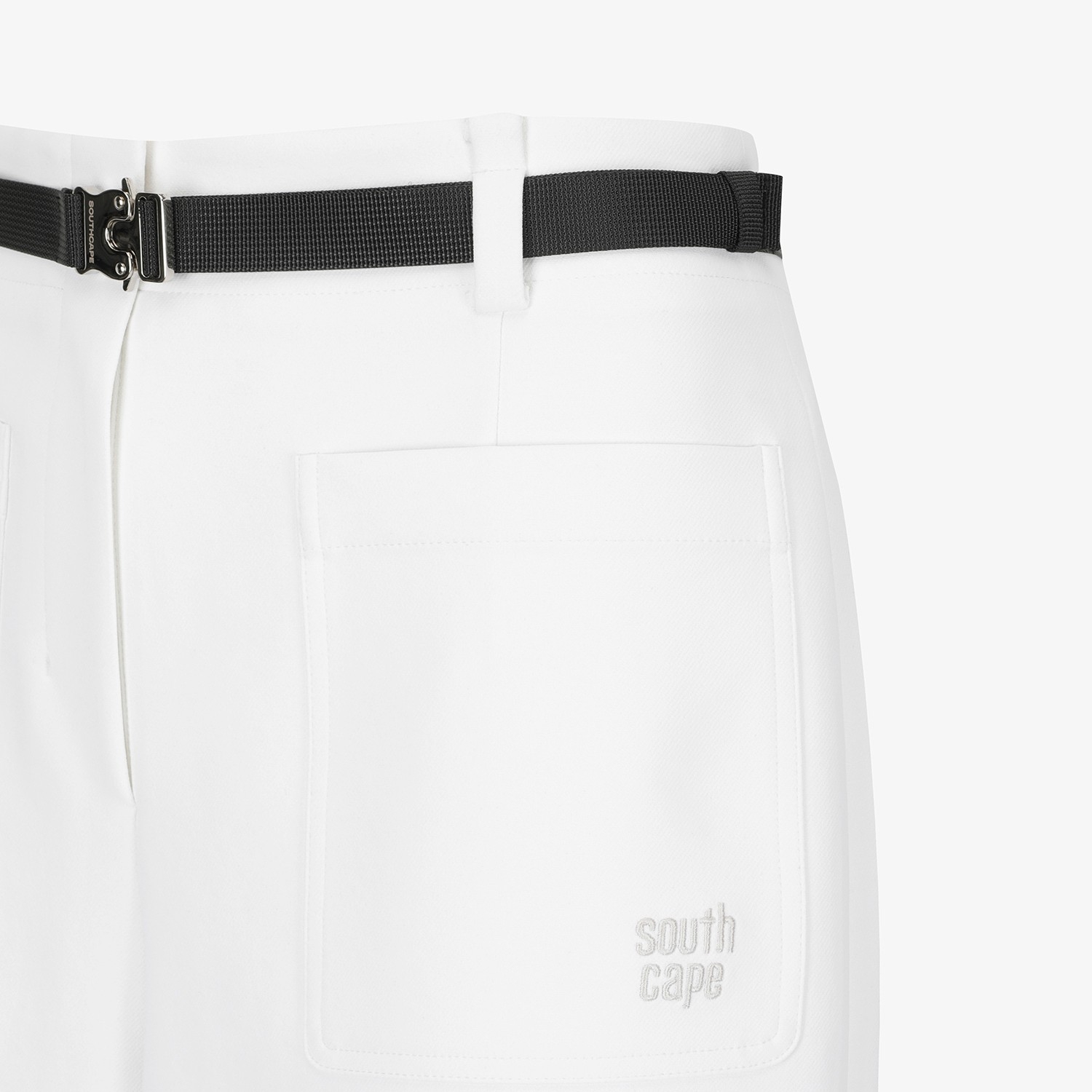 Twill Belted Bermuda Shorts_WT