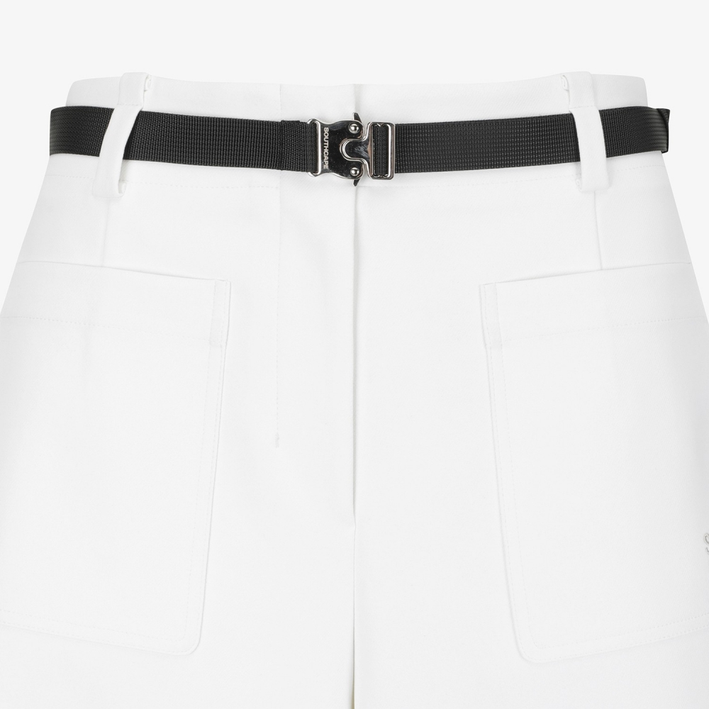 Twill Belted Bermuda Shorts_WT