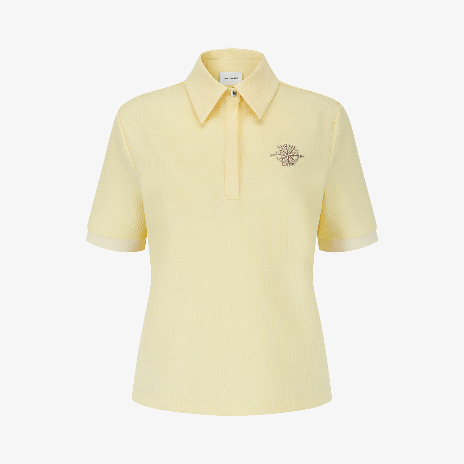 Southcape Women's Seersucker Collar T-Shirt_LY