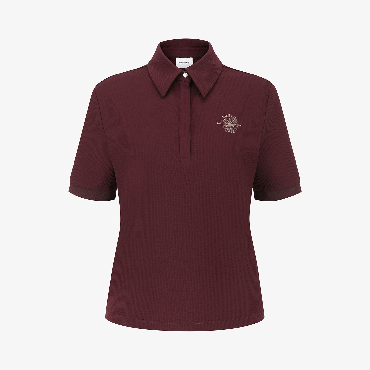 Southcape Women's Seersucker Collar T-Shirt_WN