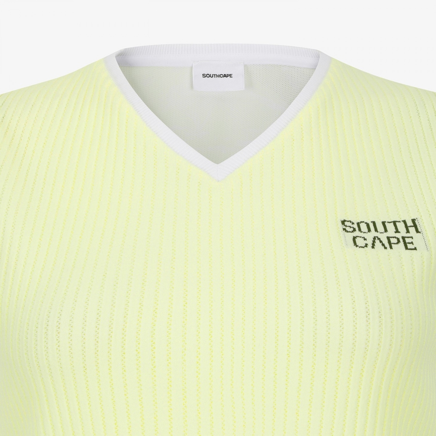 Logo Flow V-Neck Sleeveless Top_LY