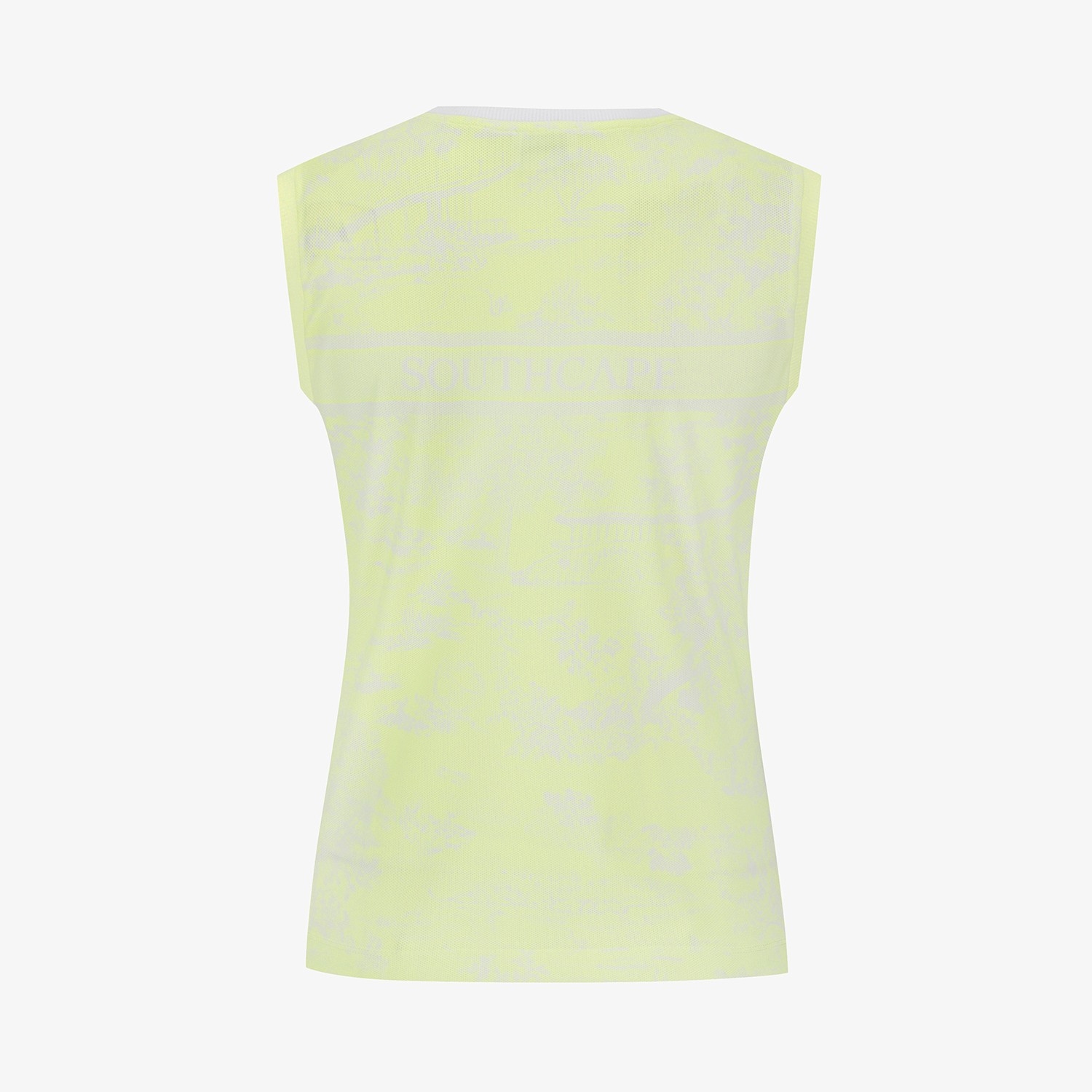 Logo Flow V-Neck Sleeveless Top_LY