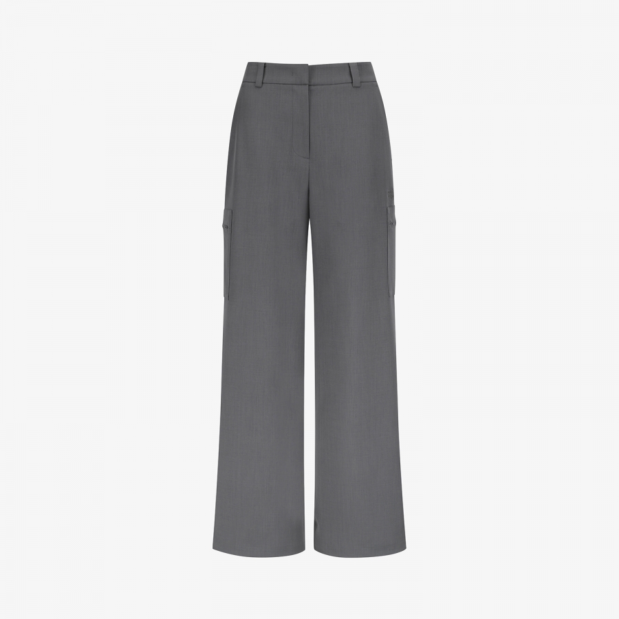Southcape Women\'s Melange Pocket Wide-Leg Pants_GY