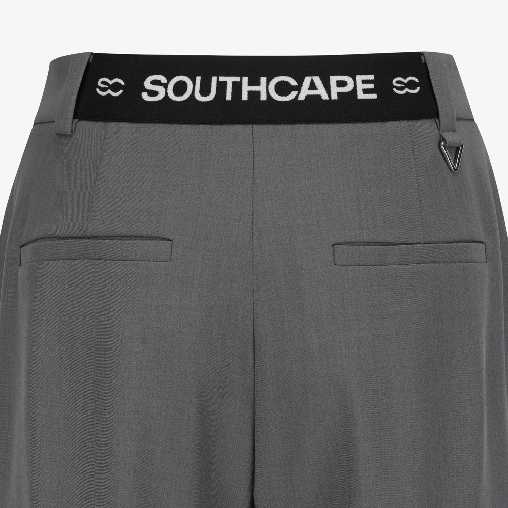 Southcape Women\'s Melange Pocket Wide-Leg Pants_GY