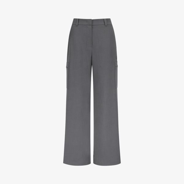 Southcape Women's Melange Pocket Wide-Leg Pants_GY