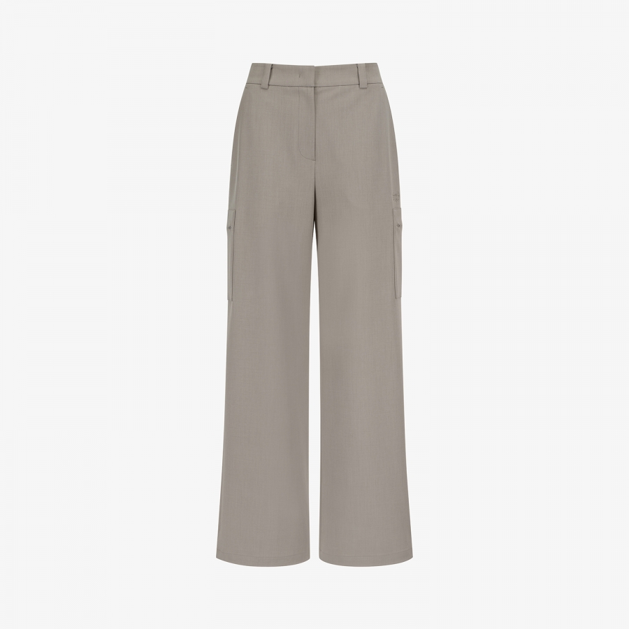 Southcape Women\'s Melange Pocket Wide-Leg Pants_SE