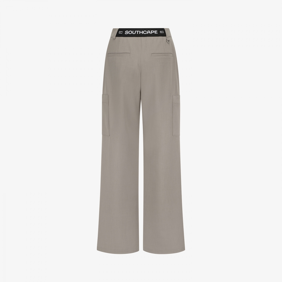 Southcape Women\'s Melange Pocket Wide-Leg Pants_SE