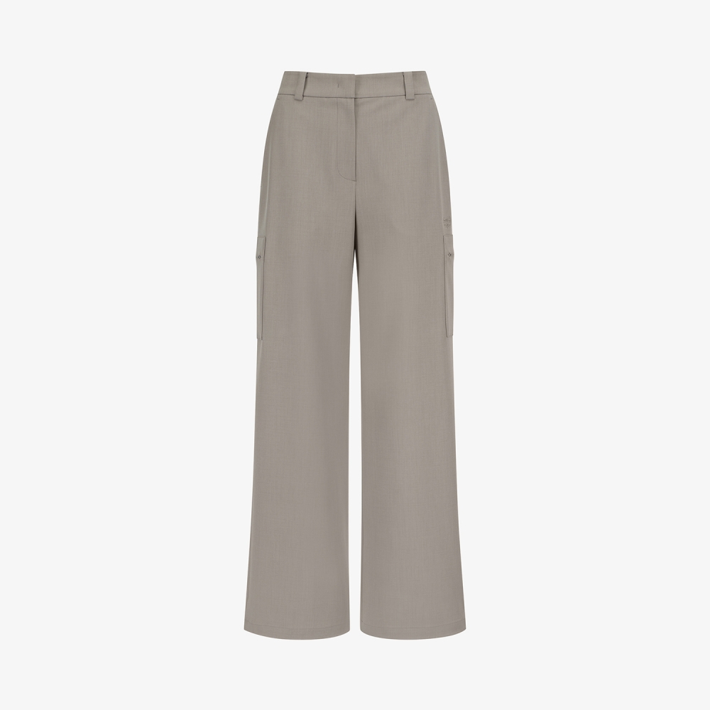 Southcape Women\'s Melange Pocket Wide-Leg Pants_SE