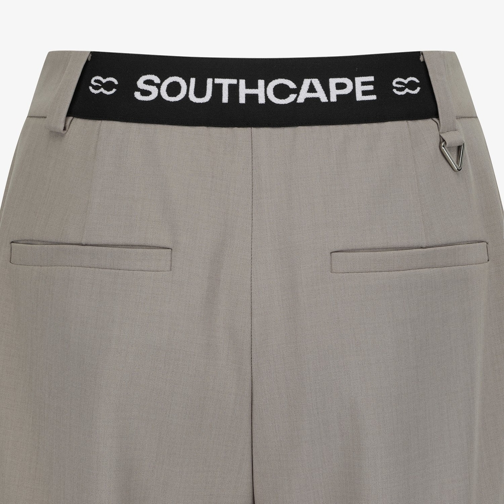 Southcape Women\'s Melange Pocket Wide-Leg Pants_SE