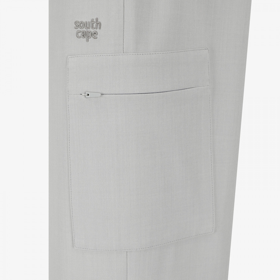 Southcape Women\'s Melange Pocket Wide-Leg Pants_LG