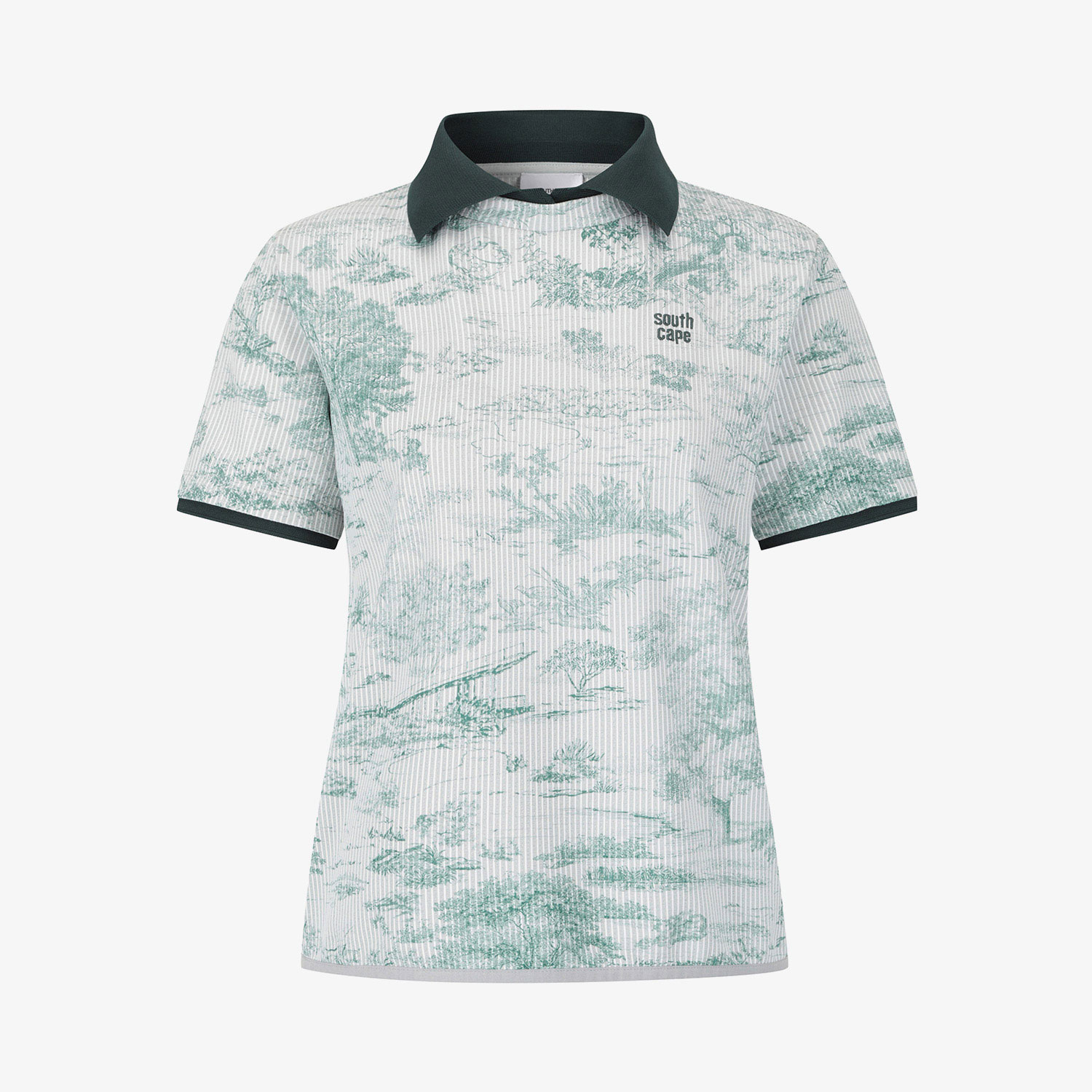 Southcape Women's Namhae Heritage Collar T-Shirt_GY