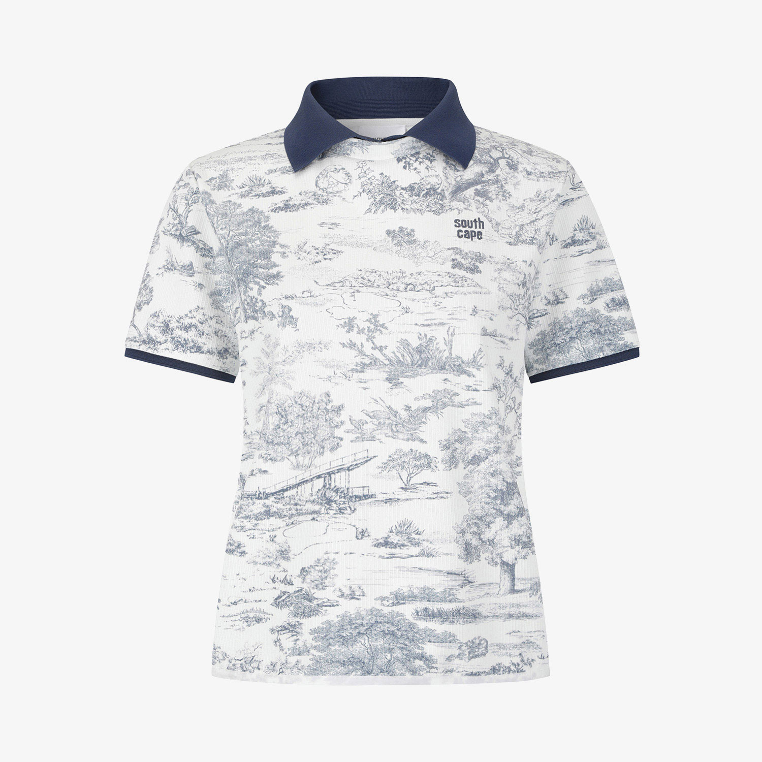 Southcape Women's Namhae Heritage Collar T-Shirt_WT