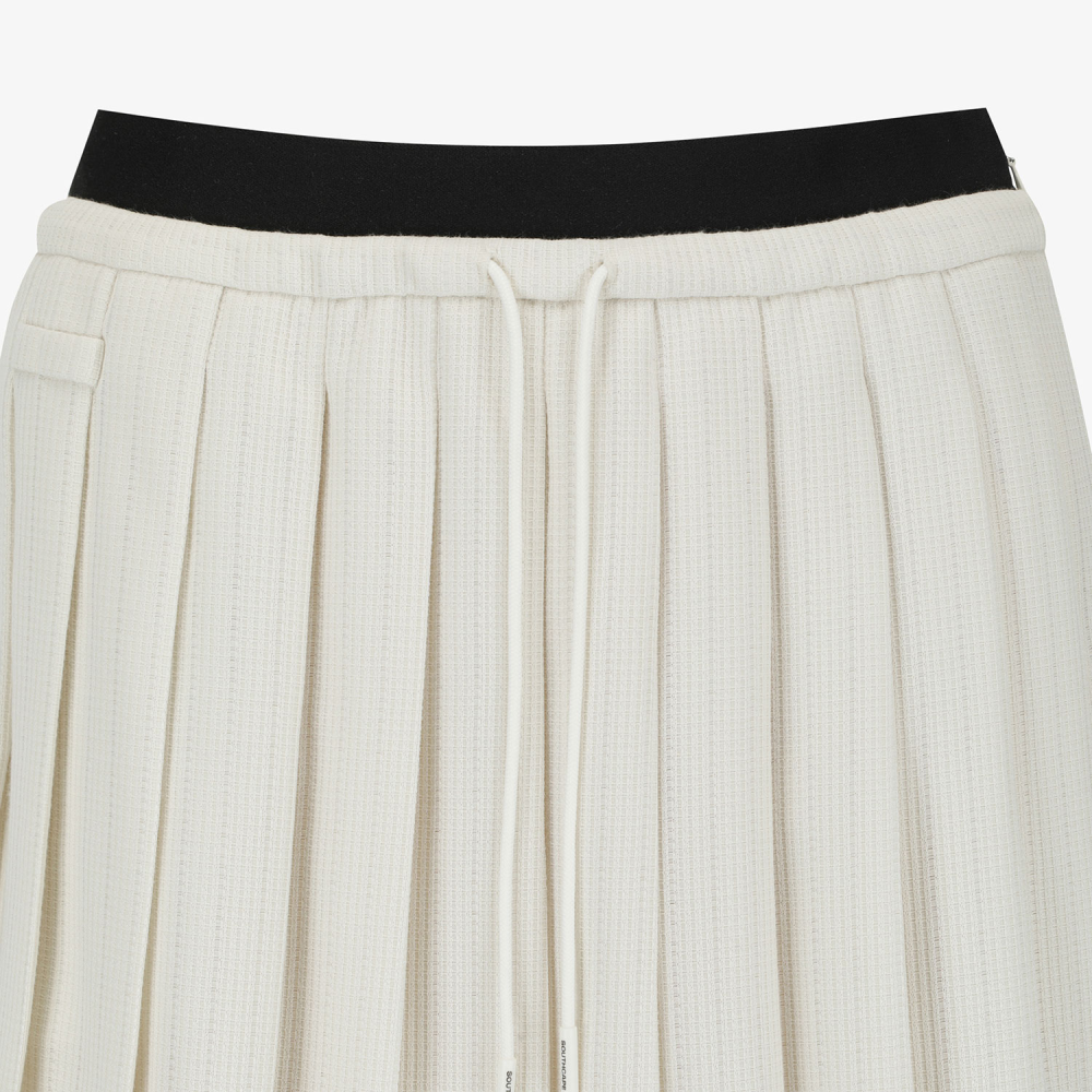 Southcape Women\'s Pleated Elastic Waist Skirt_CR