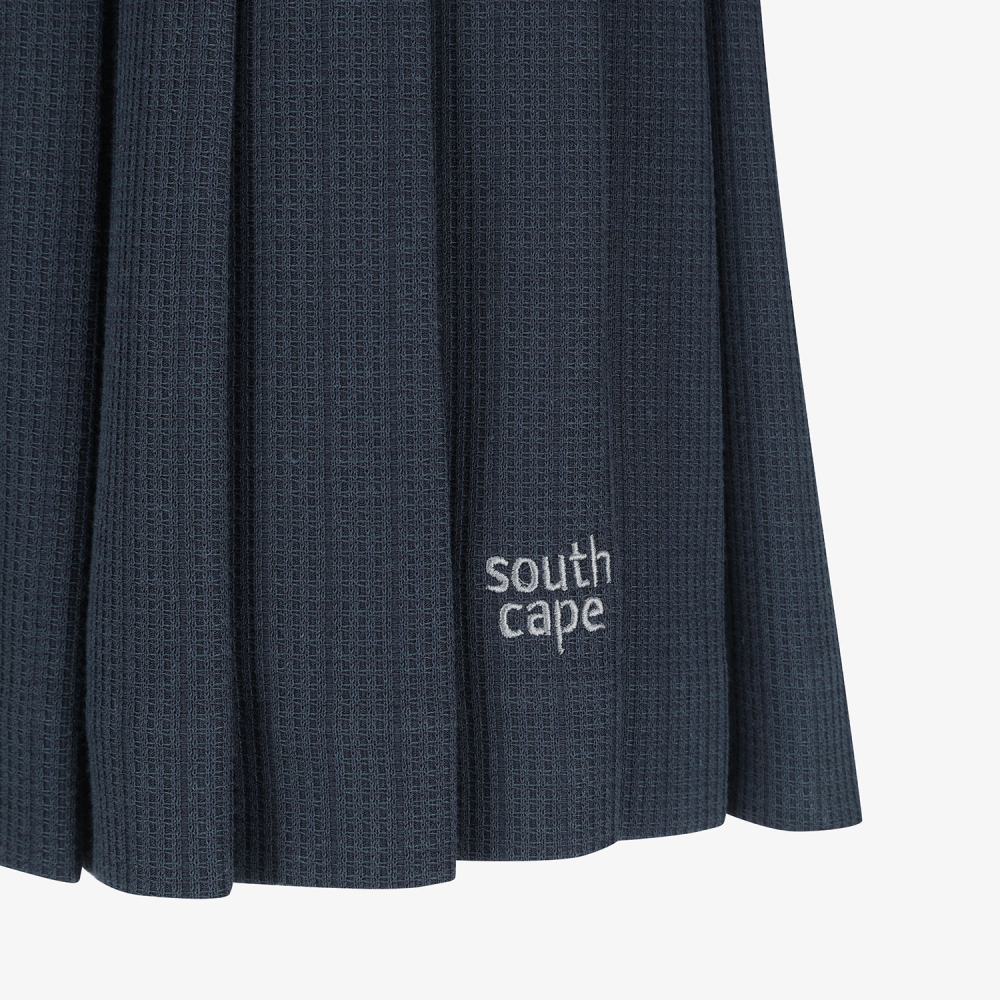 Southcape Women\'s Pleated Elastic Waist Skirt_NA