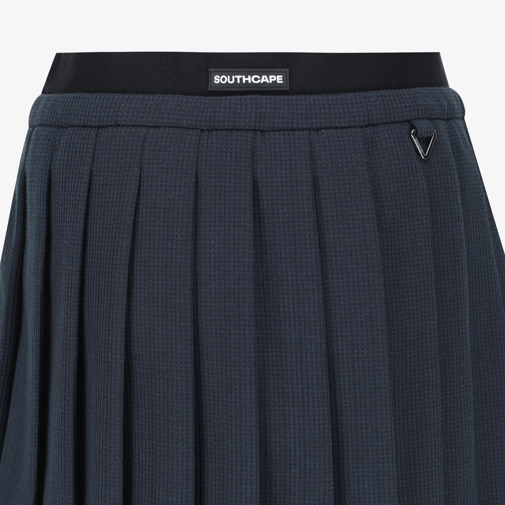 Southcape Women\'s Pleated Elastic Waist Skirt_NA