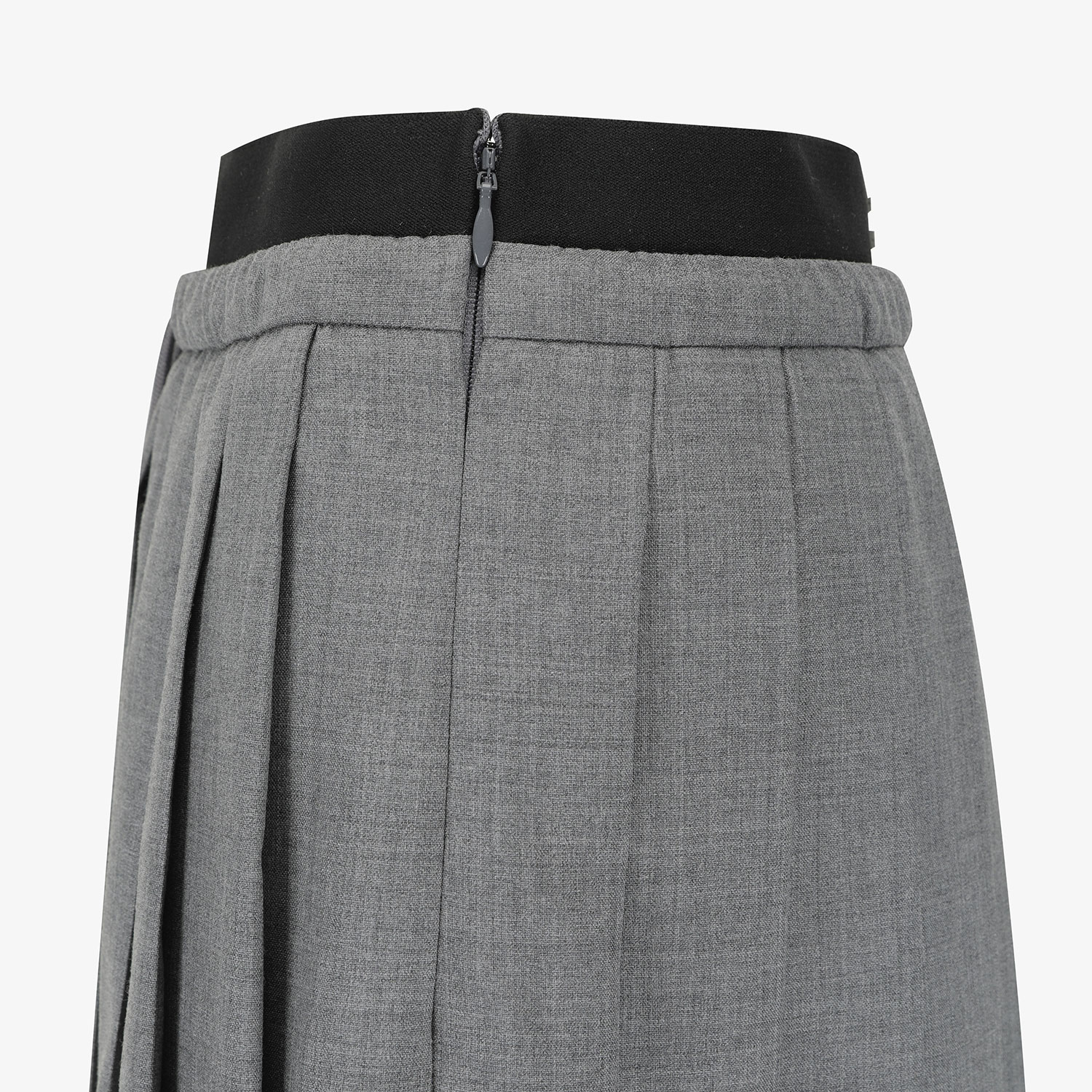 Southcape Women\'s Pleated Waist Banding Skirt_MG